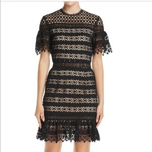 AQUA Lace Black Dress NWT
